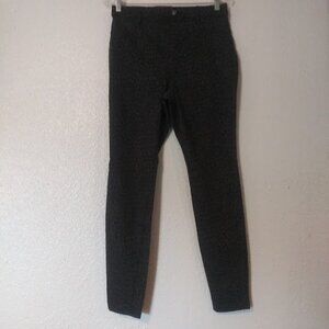 Time And True women's sizem M (8-10) gray and black animal print jeggings